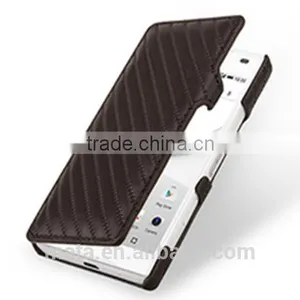 Genuine Cow Leather Case For Business Men For Sony Xperia Z5 thumbnail-3