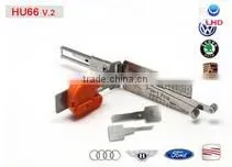 Lockpick China for Car Key HU66V2 2 in 1 Auto Pick Decoder Tool With Light thumbnail-1