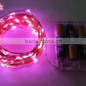 3AA Battery Operated 10M 100 Leds Copper Wire String Lights 33FT Christmas Light thumbnail-5