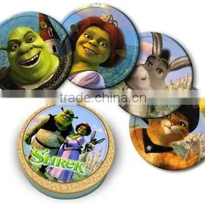 Funny Round Metal Coaster Set thumbnail-1