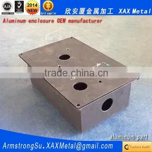 XAX42Alu OEM ODM Customized Laser Cut Bend Weld Sheet Aluminum Wireless Communication Box thumbnail-1