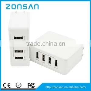 European Plug 4-PORT USB Charger Phone Charger thumbnail-2