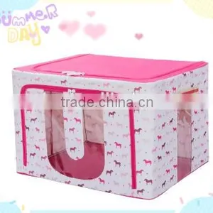 Good Quality Flexible Space Saving Household Foldable Oxford Cloth Storage Box thumbnail-1