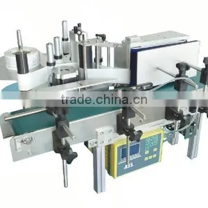 Semi-auto Wrap Around Adhesive Sticker Labeling Machine for Round Bottle Container Quality Choice thumbnail-1