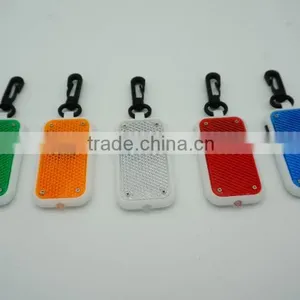 Wholesale Plastic Reflective Keychain Flash Light thumbnail-1