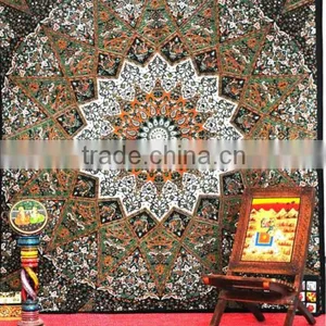 Tapestry Medallion Bedsheets , Star Tapestry ,tie Dye Tapestry Bedsheets thumbnail-1