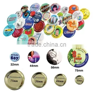 Any Size OEM Logo Business Gifts Tin Badge Button thumbnail-1