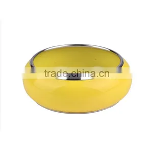Free Sample 2016 New Design Coating Craft Plain Stainless Steel Cuff Bangle thumbnail-3