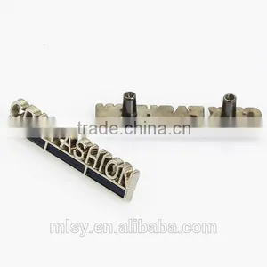 Simple Metal Embossed Main Label for Clothing Brightness C1-80002 thumbnail-3