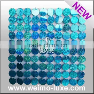 2016 Patent Product Sparkling Blue Sequins Paillettes For Decoration Quality Choice thumbnail-1