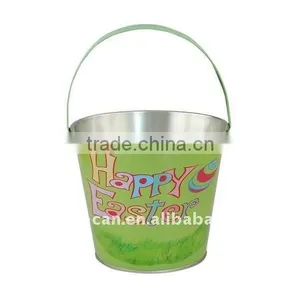 New Style Ice Bucket Metal Tin Bucket With Handle for Easter thumbnail-5
