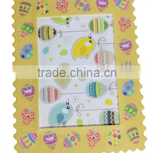Printed Cartoon Easter Egg 6inch Photo Felt Picture Frame for Desk Decoration thumbnail-1