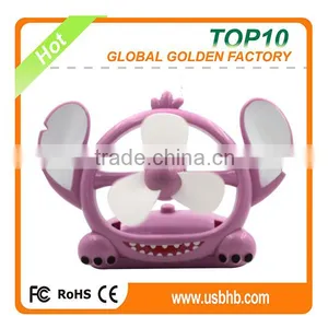 New Arrvial Animal Usb Fan Mini Fan Small Fan Purple Color thumbnail-1