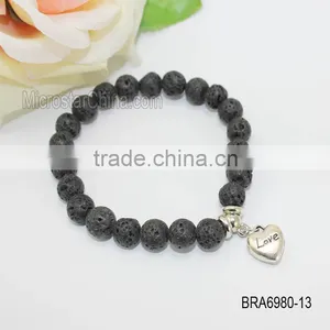 2016 Stone and Unisex Semi Precious Stone Stretch Men's Bracelet thumbnail-5