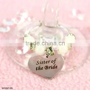 Bride Wine Charm For Wedding thumbnail-5