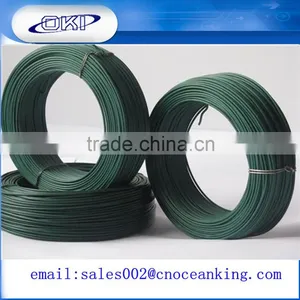 Multi Purpose Garden Wire Fencing Wire Green PVC Coated Wire thumbnail-1
