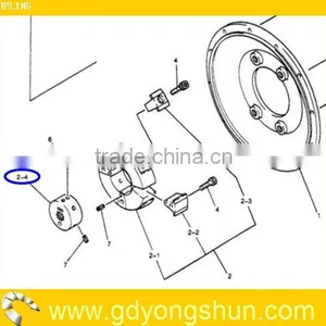 Excavator Coupling Hub 2418P6740 for SK200 thumbnail-1