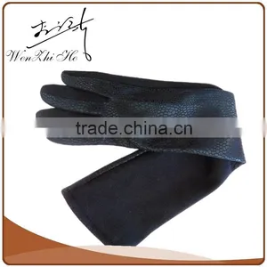 Women Car Driving Leather Half Finger Long Gloves thumbnail-5