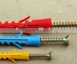 High Quality Low Price Hammer Fix Screws Nylon Anchor Made in China thumbnail-1