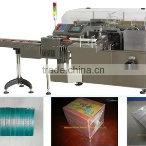 Full Automatic Cosmetic Box Cellophane Wrapping Machine With Tear Tape thumbnail-1