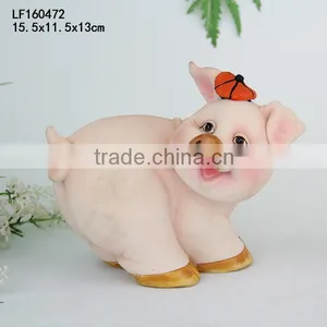 Resin Peppa Pig Clock Statue Toy thumbnail-6