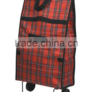 Folding Trolley RH-FT07 For Cheap Foldable Shopping Trolley Bag With Wheels thumbnail-1