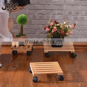 Simple Fashion Decorative Slatted Wooden Flower Stand thumbnail-1