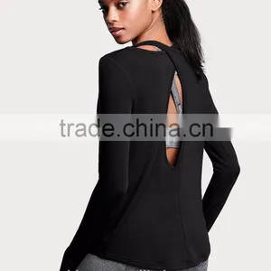 Black Custom Crewneck Sweatshirt Wholesale Women Crewneck Sweatshirt thumbnail-2