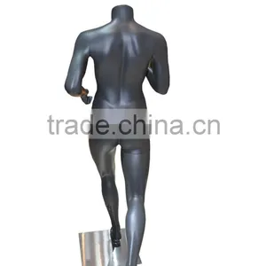 Wholesale Custom Unique Black Matte Fiberglass Fencing Sports Mannequins thumbnail-4