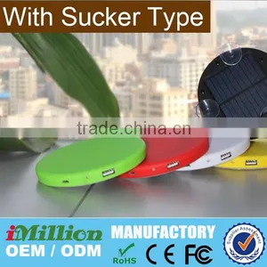 Window Sucker Type Solar Power Bank Charger thumbnail-1