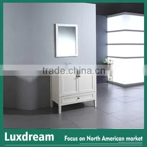 48 Inch Single Sink White Soild Wood Bathroom Vanities thumbnail-4