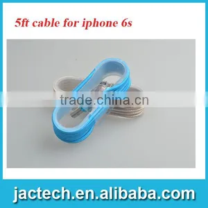 Durable Fabric Charger Cable for Iphone 6 6s thumbnail-5