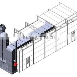Guangdong JF MOQ 1set Acceptable Dust Free Bus Truck Spray Booth thumbnail-2