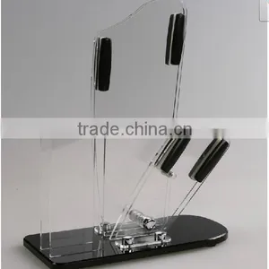 3.4.5.6 Inch Hot Sale 3 Pcs Acrylic Knife Holder thumbnail-1