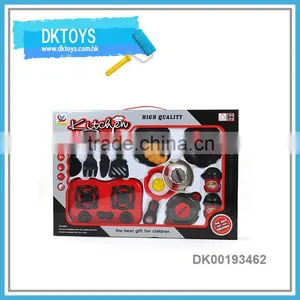Pretend Edu Playset Simulation Plastic Kitchen Cooking Set Toy thumbnail-1