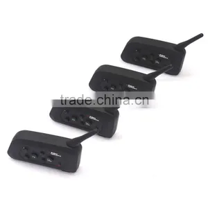2016 New V4 Shenzhen Price Walkie Talkie Wireless Earpiece Ejeas for Motorcycle and Bicycle Helmet With FM thumbnail-2