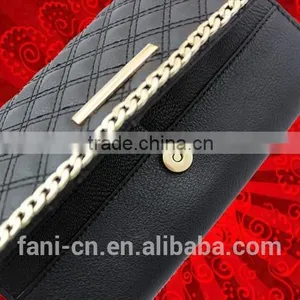 Luxury Style High Quality Leather Wallets for Lady With Chain and Hinge Design thumbnail-5
