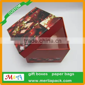 2016 Square Storage Cardboard Box Christmas Candles Home Decoration Boxes thumbnail-1