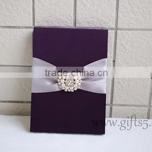 High Quality Elegant Custom Handmade Wedding Invitation Gift Boxes thumbnail-4