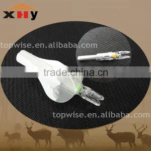 New Luminous LED Arrow Nocks Plus Feathers for Sale thumbnail-1