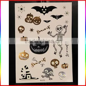 Halloween Tattoo Stickers for Kids New Witch Luminous Tattoo Stickers thumbnail-2