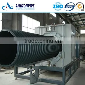 Wholesale Plastic HDPE Pipe Corrugated Drainage Pipe Sewer Pipe 200mm thumbnail-2