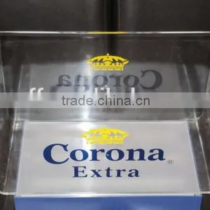 Large Capacity Light up Plastic Led Acrylic Corona Ice Bucket thumbnail-1