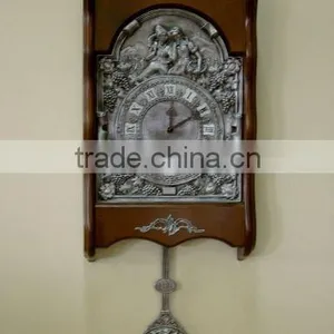 Antique Square Wall Clock thumbnail-1