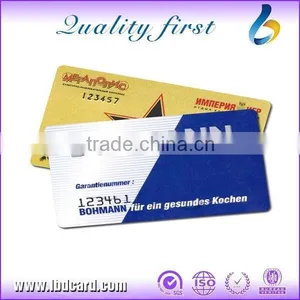 LBD Scratch-Off Panel PVC Name Card thumbnail-1