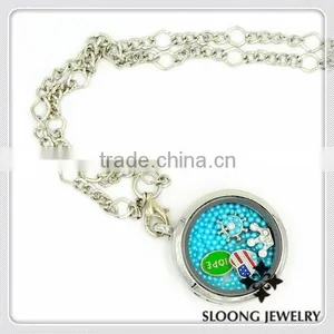 Fashion Charm Boy and Girl Living Heart Pendant Necklace thumbnail-6