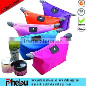 Wholesale Custom Cheap Low MOQ Waterproof Eco Beauty Cosmetic Bag(COS15-009) thumbnail-1