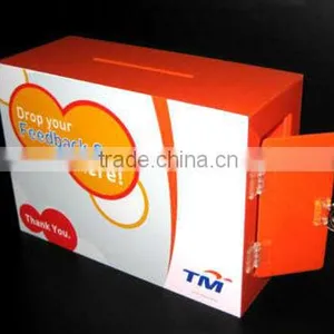 Acrylic Suggestion Box / Acrylic Luckydraw Box / Acrylic Donation Box thumbnail-1