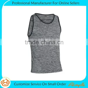 Wholesale Custom Blank Running Gym Singlets for Men thumbnail-4