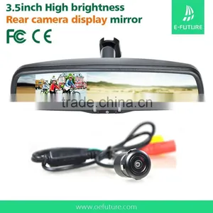 3.5" Car Rear View Mirror Monitor With Compass,Temperature thumbnail-2